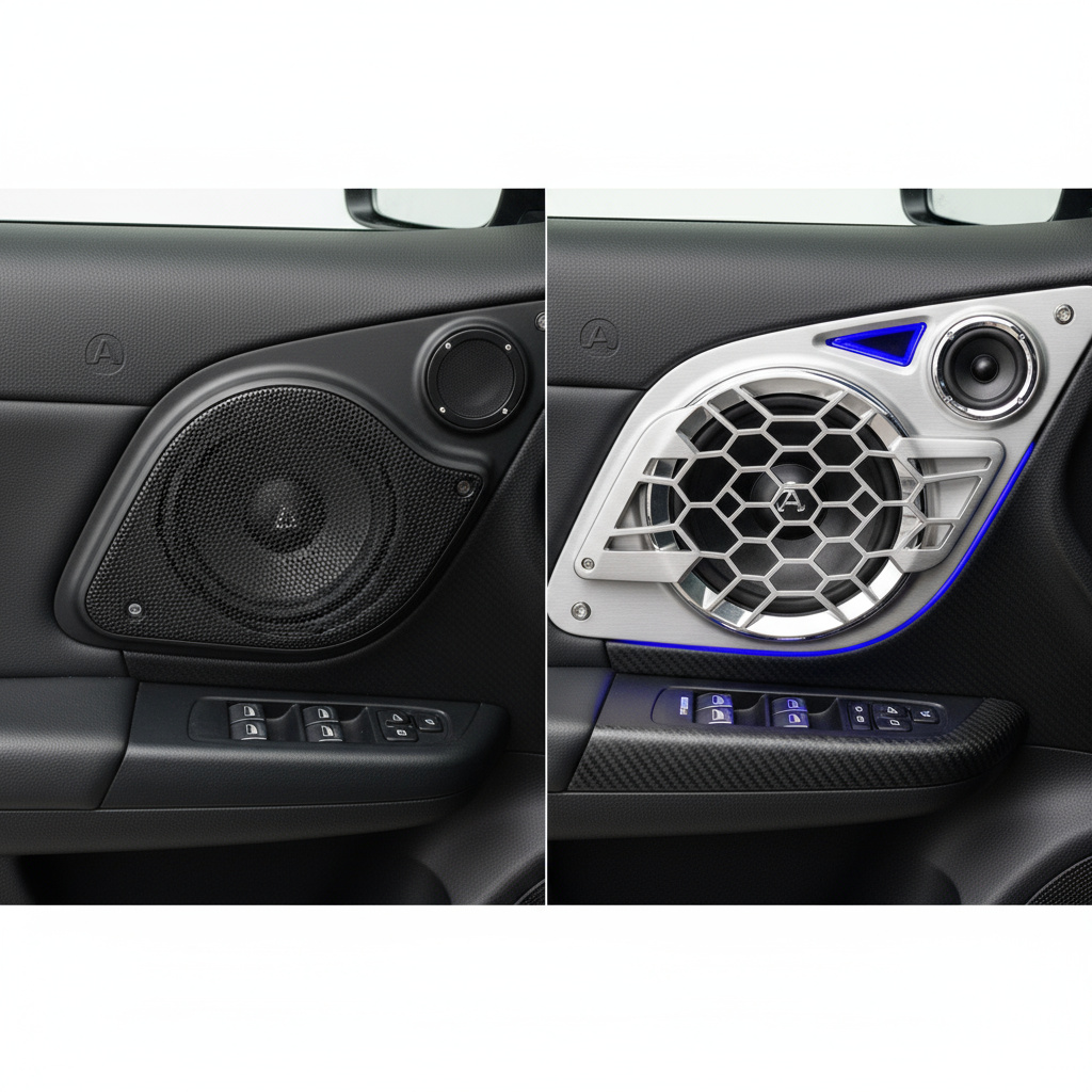 Türlautsprecher und Head-Unit Upgrade