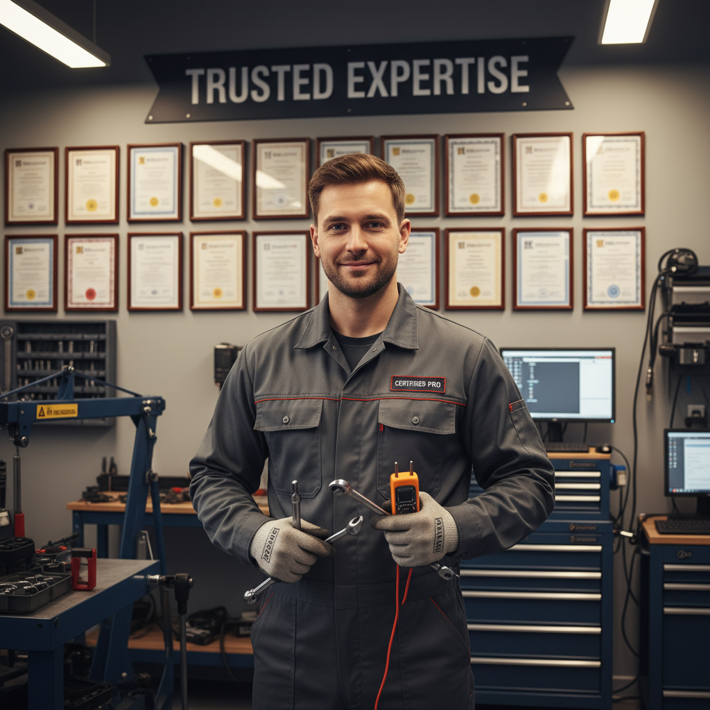 Zertifizierter Techniker im Workshop
